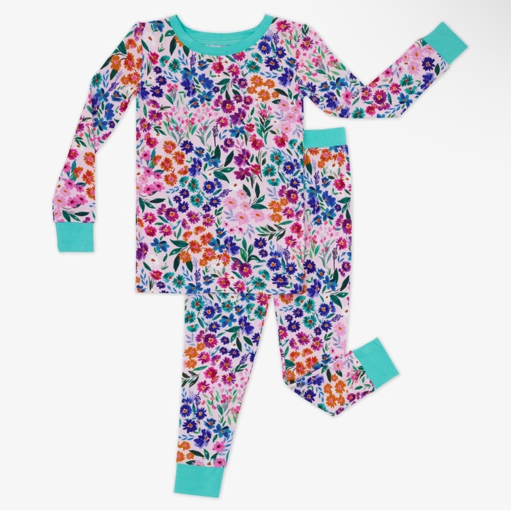 Little Sleepies | Sweet Pea Floral Two-Piece Pajama Set (Limited Edition)